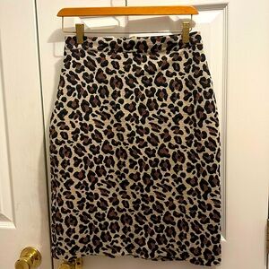 Maeve by Anthropolgie Leopard Shirt Women's Size Small Animal Print